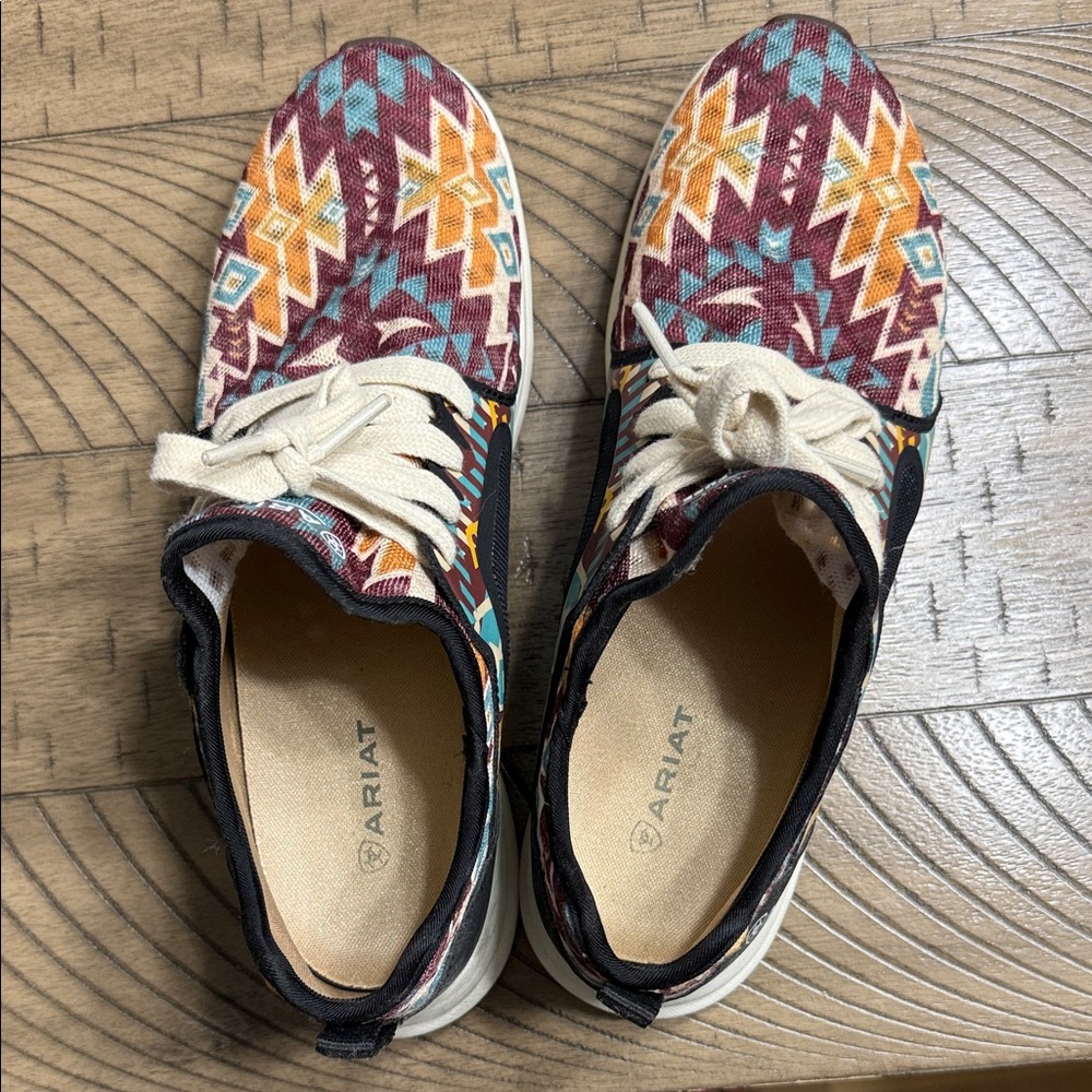 Ariat Women's Multicolor Aztec-Print Canvas Sneakers